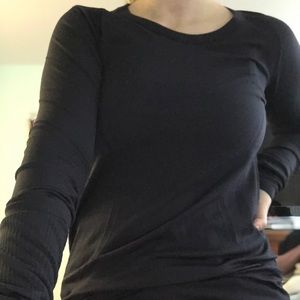 Navy Blue Swiftly Tech Lululemon long sleeve top